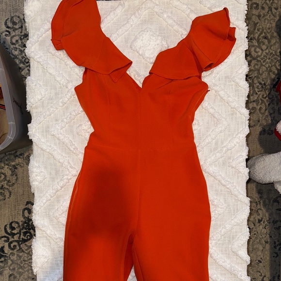 Adelyn Rae Ruffle Jumpsuit - Picture 3 of 6